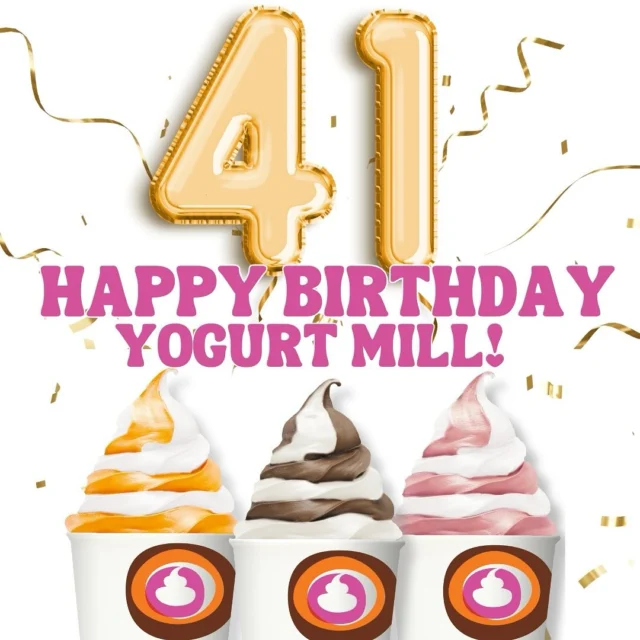 41 never tasted so sweet! 🥳 We’re incredibly grateful for all the love and support from our community since 1984. Here’s to swirling happiness for many more years to come! 🍦 #softserveforall #CentralValleyBornandRaised