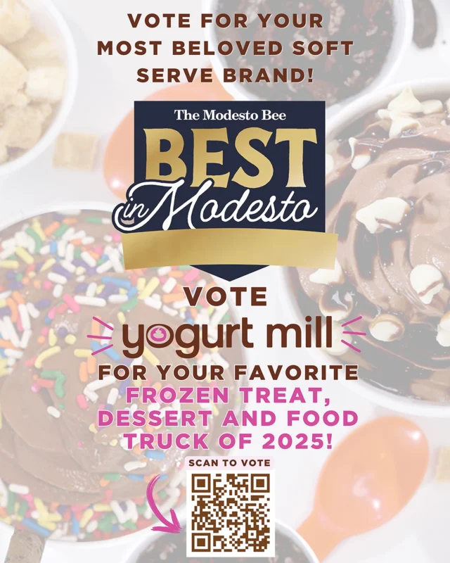 Dont forget to vote us Best in Modesto ✨🍦

Click the link in our bio to cast your vote 🧡🤎