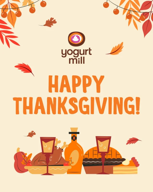 🦃 Grateful, thankful, and extra sweet this Thanksgiving! 🍂
ㅤ
Celebrate the season with your favorite treats and a side of gratitude 💛
ㅤ
#ThanksgivingVibes #GratefulHeart #SweetMoments #YogurtMill