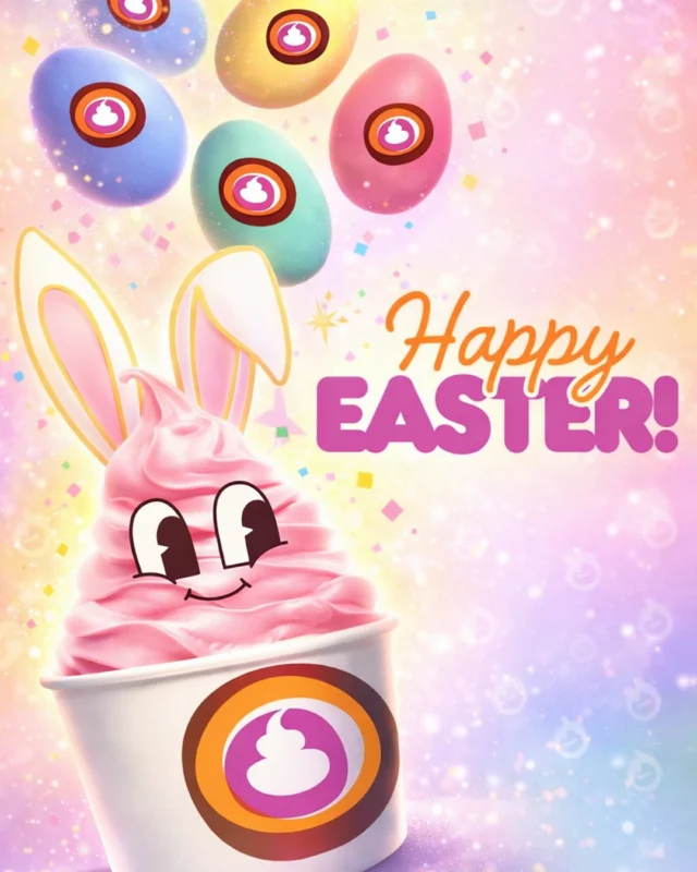 Happy Easter! 🐰🍦
This bunny brought a BOGO!!! 💖
Buy one, get one FREE - today only! ✨

Exclusions: X-Large, 24 oz Açaí Bowls, gift cards & merch
In-store only