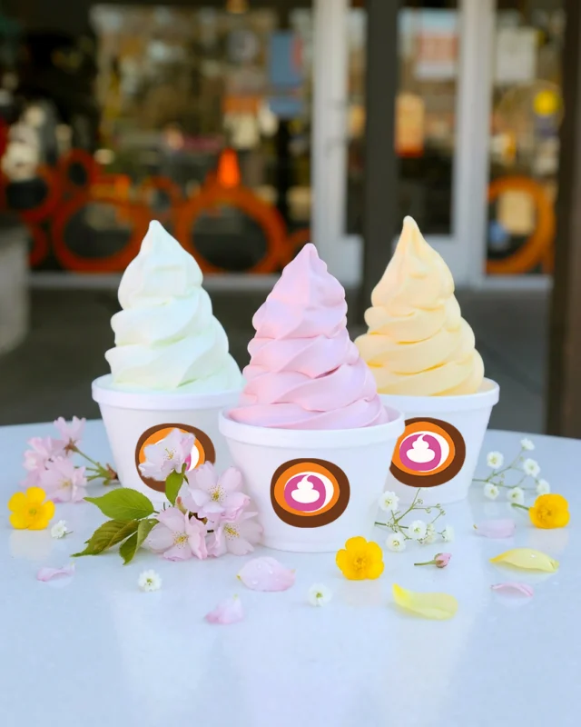 Serving spring… one swirl at a time 🌸🍦
