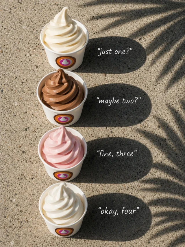 We've all had this conversation with ourselves... 😂 Life's too short to choose just one flavor🍦
