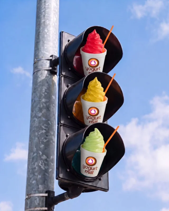 Every light leads to froyo. ➡️🚦🍦