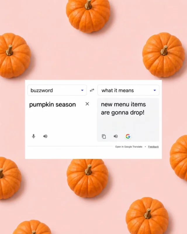 Pumpkin season is about to be our whole personality. 🎃👀 Who else is ready?!